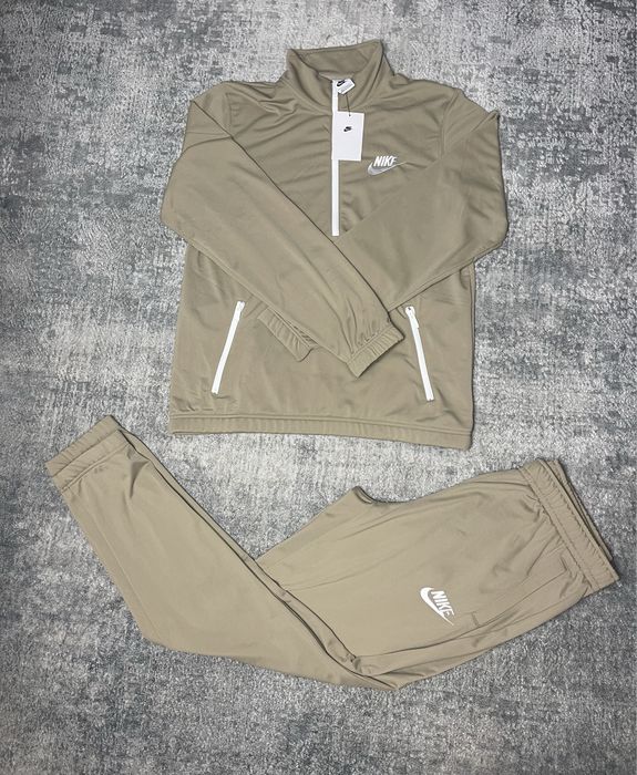 Komplet Dresowy Sportowy Nike Basic Beżowy L *NOWY*
