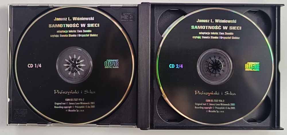Audiobook Janusz L. Wiśniewski Samotność W Sieci 4CD Box 2005r