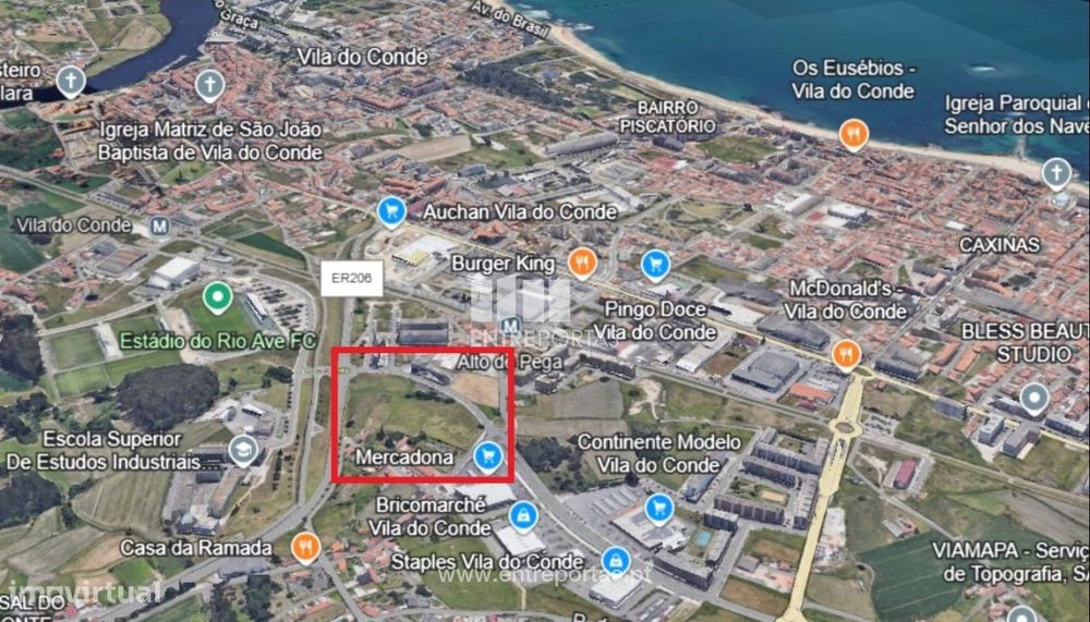 Land for Sale with 4120 m² for Construction in Vila do Conde