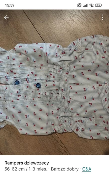 Rampers dziewczęcy