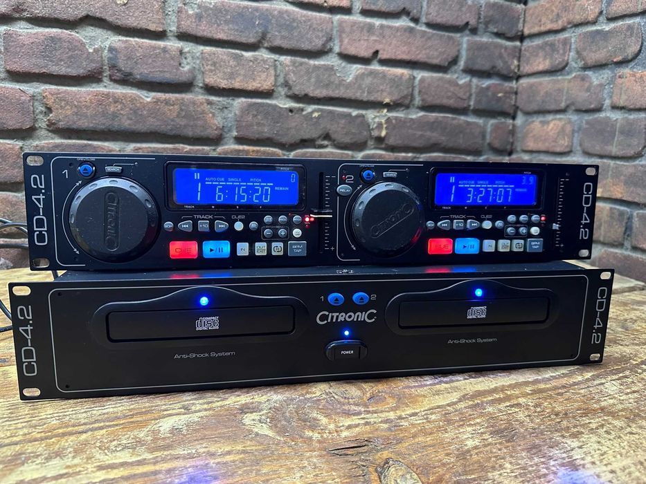 Odtwarzacz mikser DJ dwie płyty CD 4.2