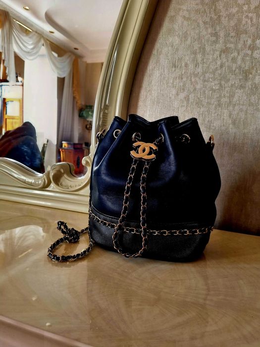 Сумка мешок Chanel Шанель черная