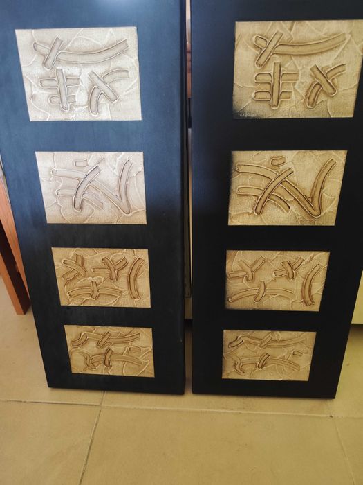 Conjunto de 2 quadros p