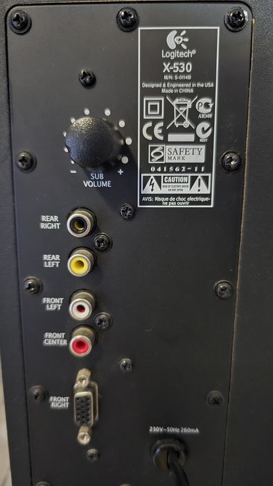 Logitech X-530 - Speaker System - for PC