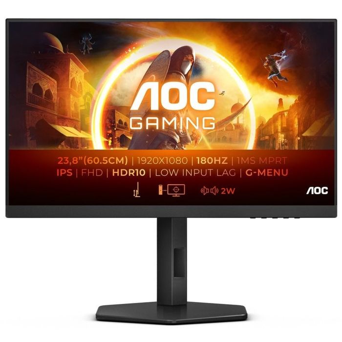 Monitor AOC 24G4X IPS 23.8" FHD 16:9 180Hz Nvidia G-SYNC Compatible