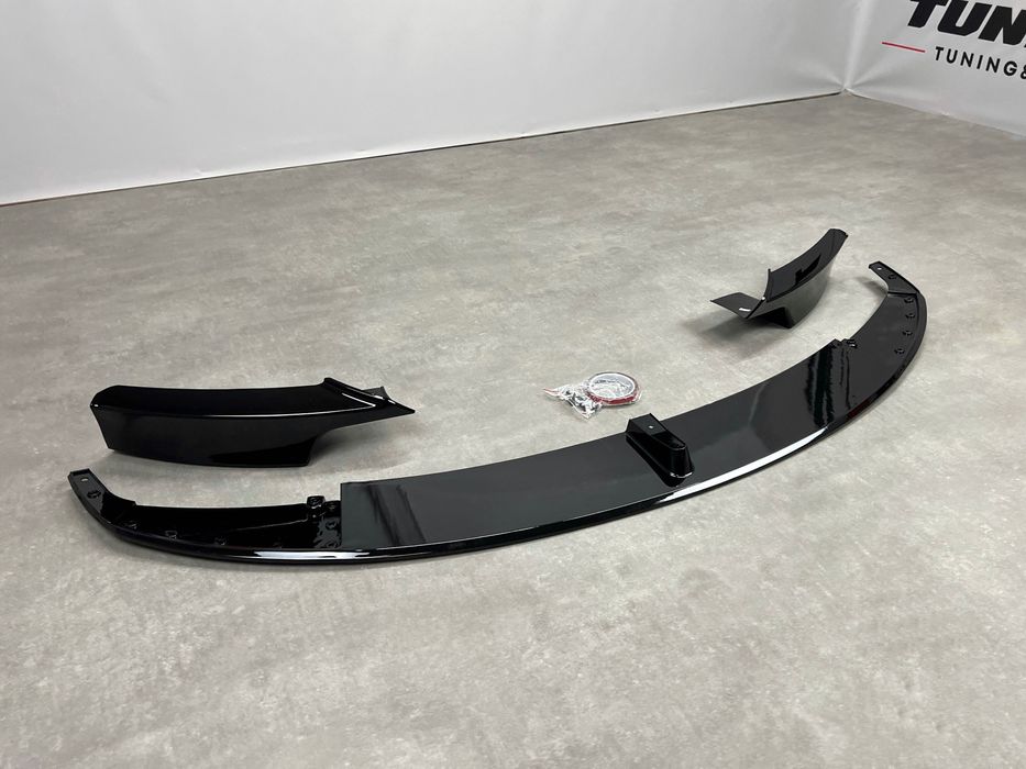 Накладка (губа) переднего бампера BMW 3 f30/f31 m-performance Глянець