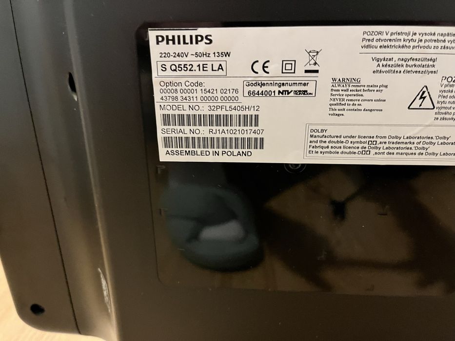 Televisao philips a funcionar corretamente de 32cms