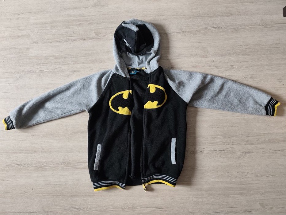 Bluza Batman dla chłopca czarno-szara