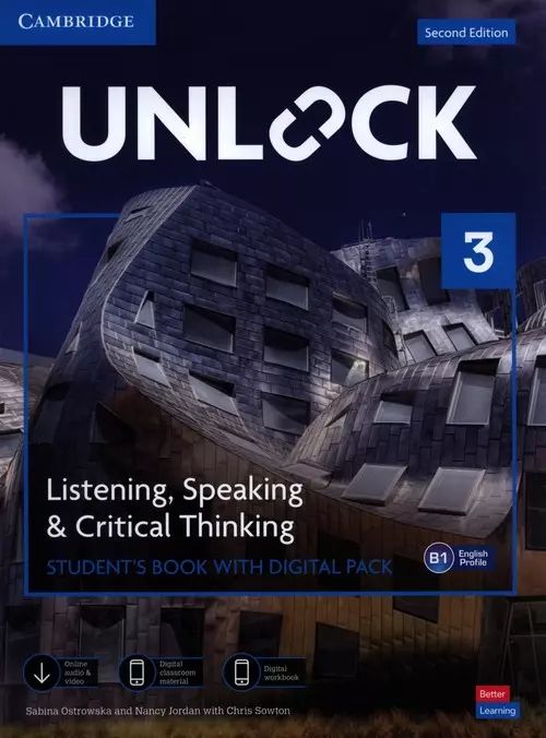 Unlock 3 Listening, Speaking And Critical Thinking Student's Book With Digital Pack. Cambridge University Press. Nowy Produkt