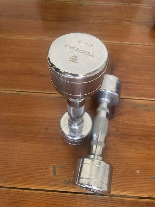 Halteres cromado 2Kg x2