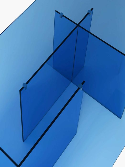 Stół do jadalni ze szkła Anouk (Westwing)