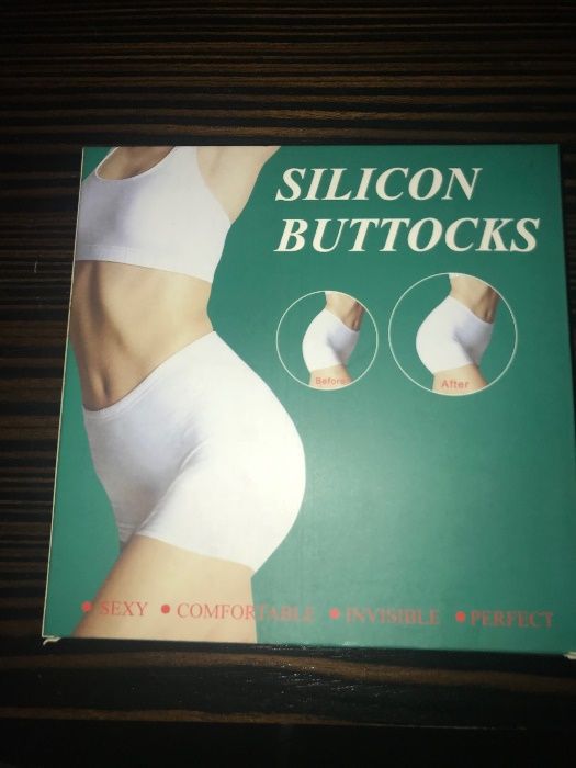 44 Calções Adelgaçantes Silicone Buttocks Pants Cor Preto