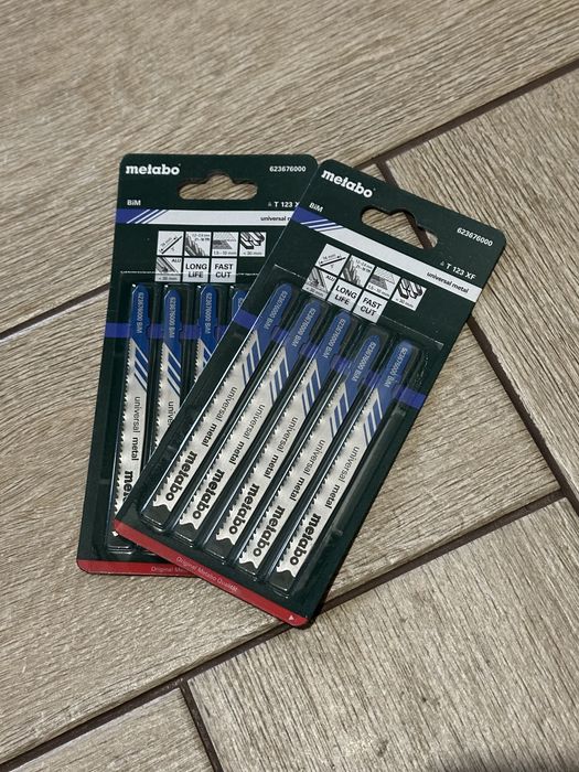 Набір із 5 пилочок для лобзика Metabo