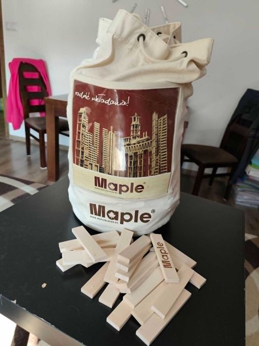 Drewniane klocki Maple 400 szt