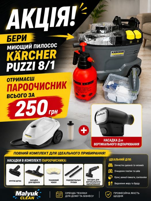 Оренда миючого пилосос у Karcher
