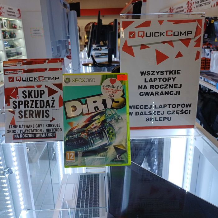 Gra XBOX 360 / X Series Dirt 3 Gwarancja 1 rok QUICK-COMP Przemyśl