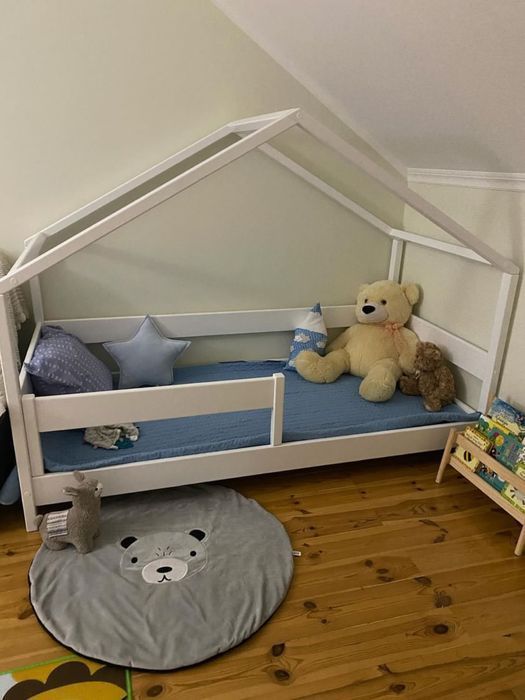 Ліжко дитяче домік будиночок дерево кровать чердак дерево