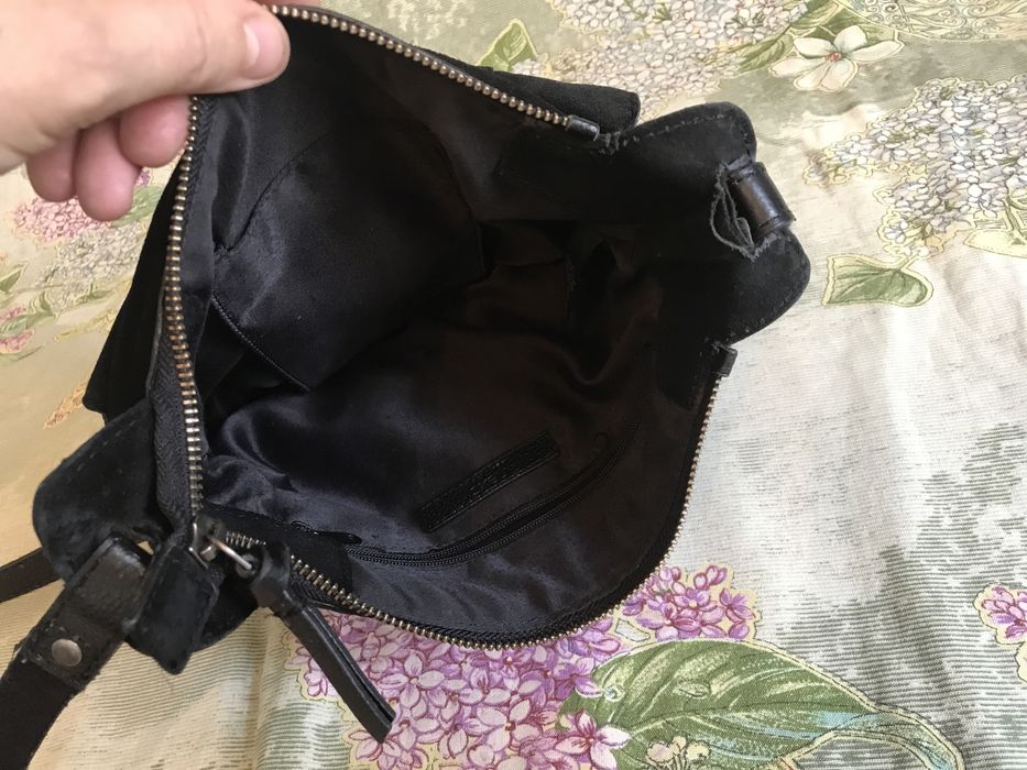 Мужская кожаная брендовая сумка Next. Размер 25/24/7 см