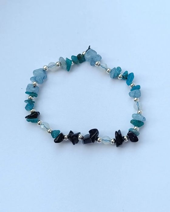 Bransoletka handmade z kamieni szlachetnych