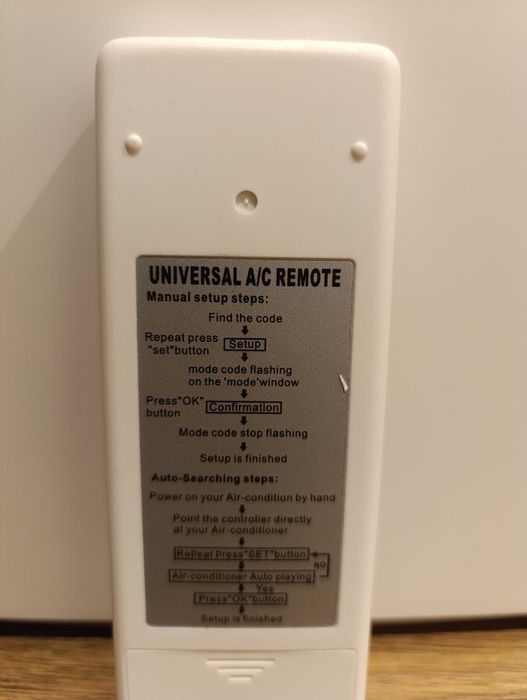 Ar condicionado-comando universal