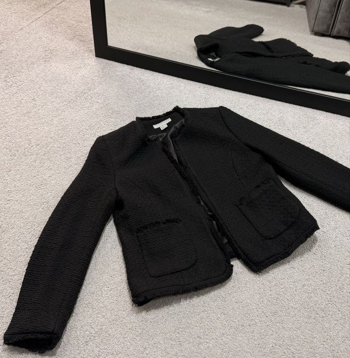 Піджак чорний h&m xs/s