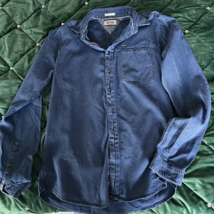 Jeansowa koszula męska Tommy Hilfiger /oryginał S