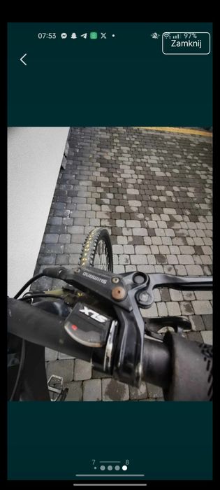 Rower dortmoor street fighter przemalowany na czarny mat