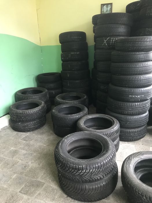 Шини вживані привезені з Європи розміра від 13 до 22 ціна 850гр 1 шт,