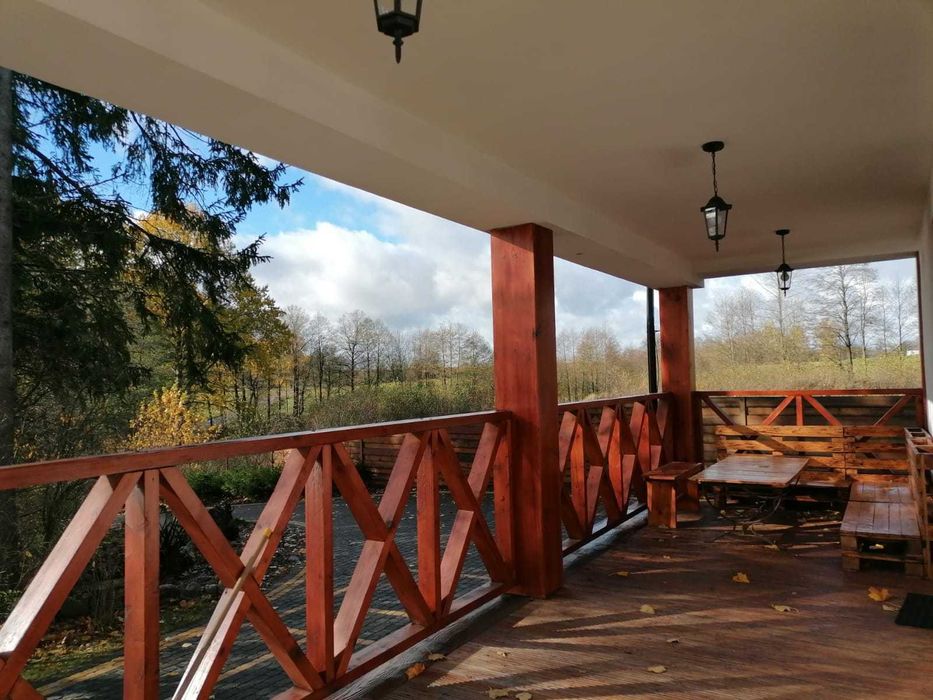 Domek całoroczny nad jeziorem  z balia wynajem- Wolny termin  styczeń