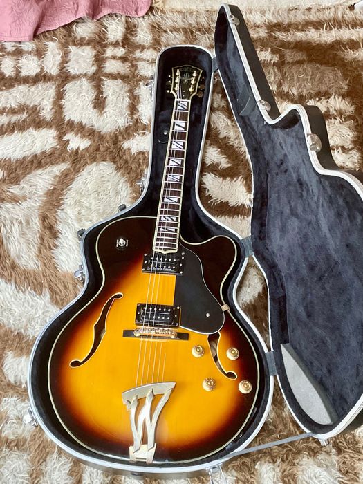 Gitara hollow body Washburn j6 Wes Montgomery korea 2003.