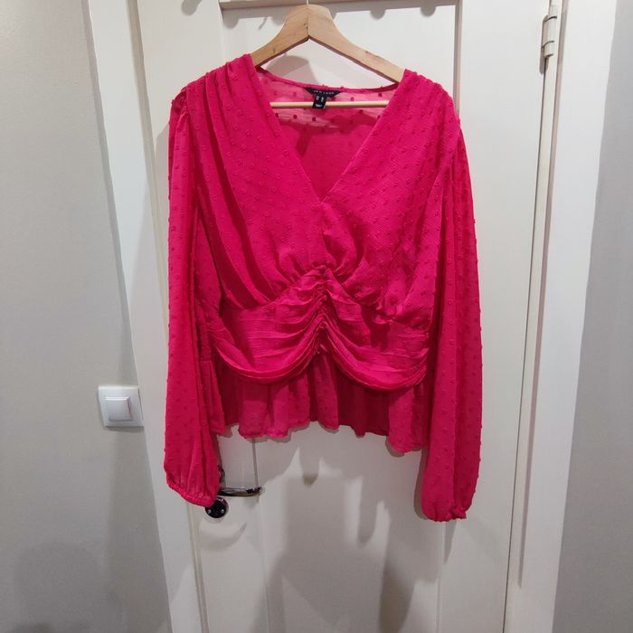 Piękna różowa bluzka new look plus size