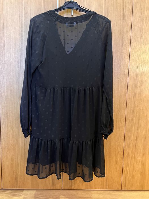 Vestido tule bolinhas