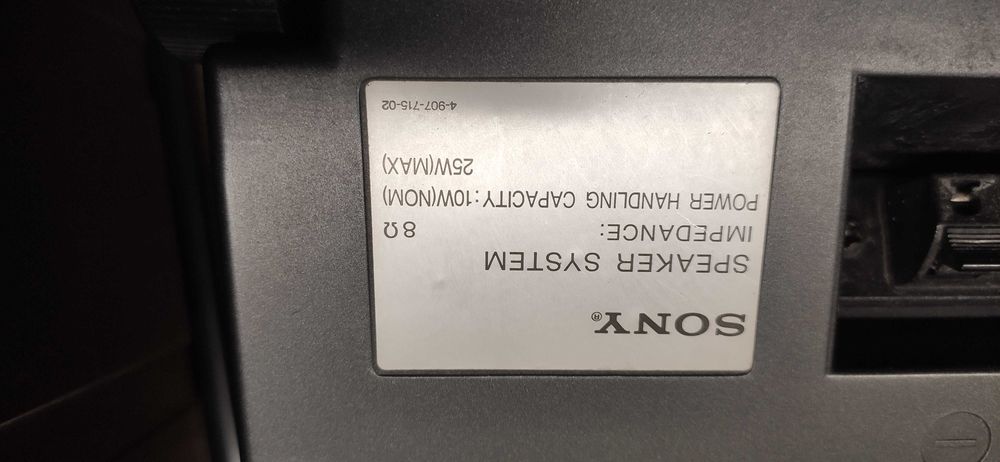 Акустика SONY 4-907-715-02