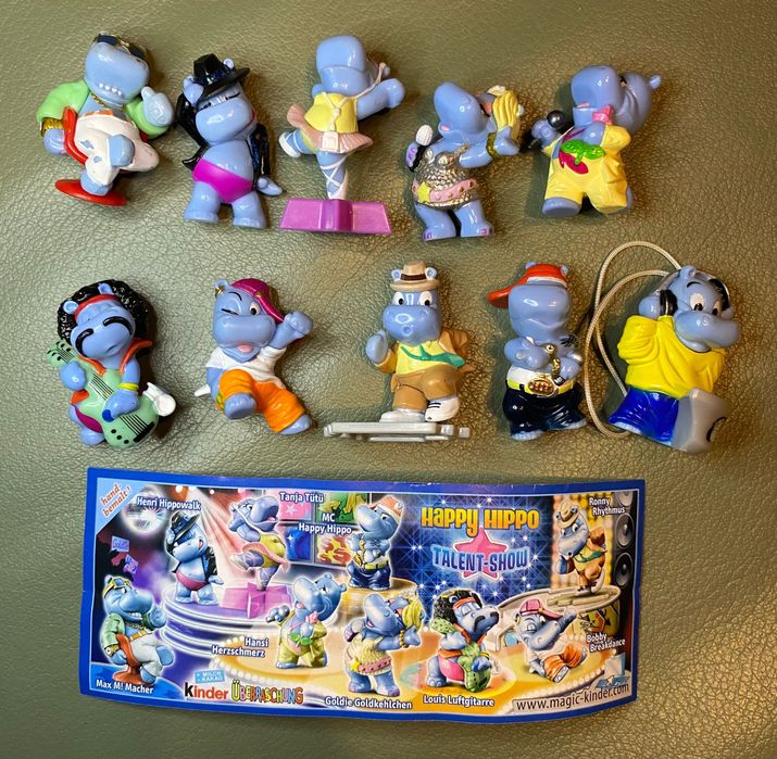 Коллекции киндер много разных