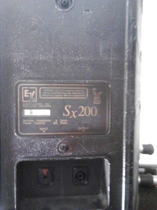 Colunas sx 200 electrovoice