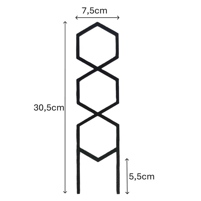 Podpórka Podpora Do Roślin Doniczkowych Plaster Miodu Drabinka 30cm