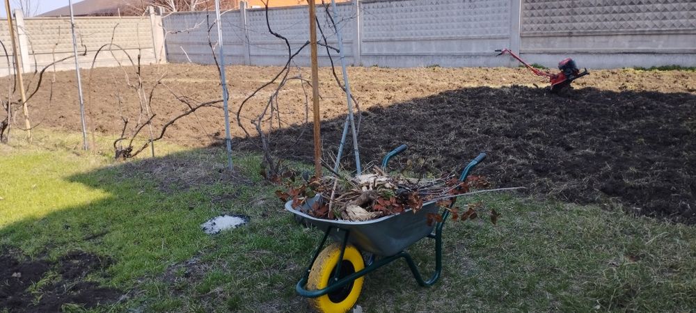 Культивация мотоблоком,уборка участка, дробление,обрезка деревьев