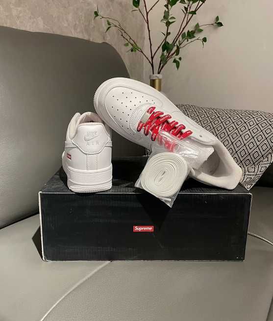 Buty Air force 1 Supreme biale rozmiar 43 Nowe