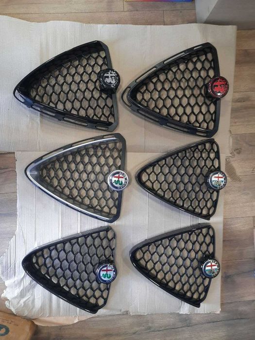 Решітка бампера Alfa Romeo Giulia Stelvio радар підсилювач