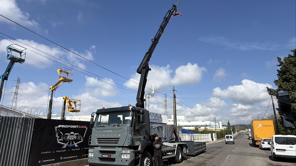IVECO STRALIS GRUA PK16500 AMPLIRROLL APENAS 239.000km ##OPORTUNIDADE#