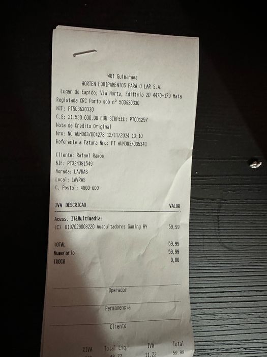 Headset Hyperx cloud 3 NOVO USEI UMA VEZ