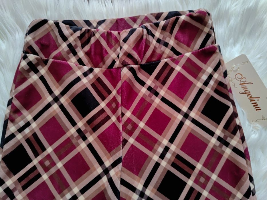 Spodnie dzwony welurek