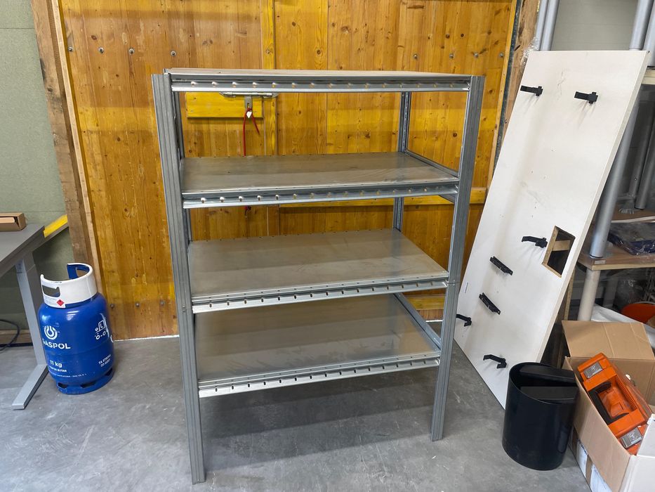 Regał ocynk 150cm wysoki modułowy