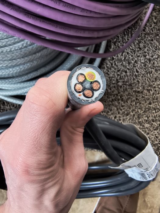 Кабель силовий для обладнання ethernet промисловий