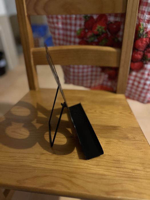Suporte de Livro em Metal Preto Mate - NOVO