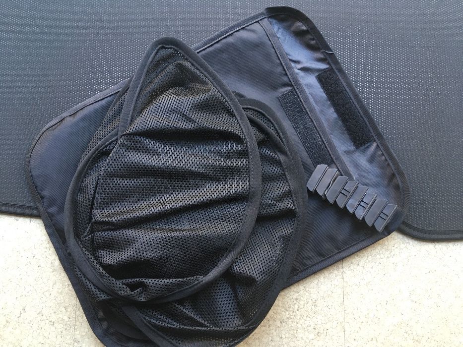 Conjunto de 3 Protetores solares para traseira de Golf, Volkswagen