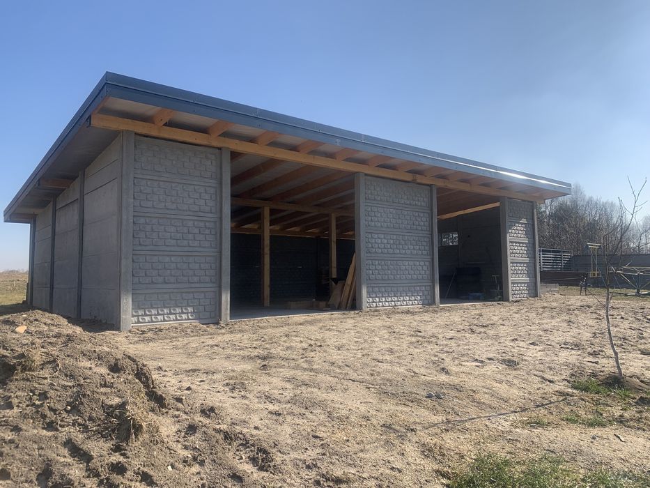 Garaże betonowe ,wiaty
