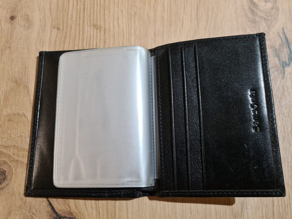 NOWY Skórzany portfel męski Samsonite Prestige, RFID