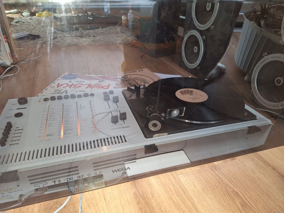 WEGA studio hi fi,geamofon DUAL 1215