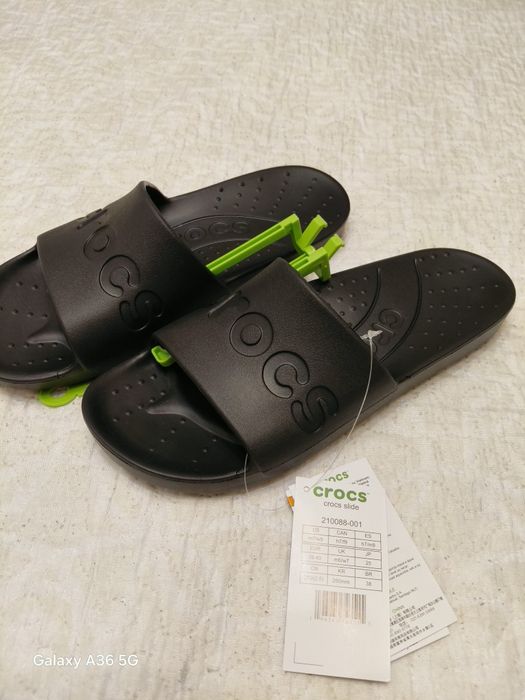 Шльопанці Crocs slide чорні
